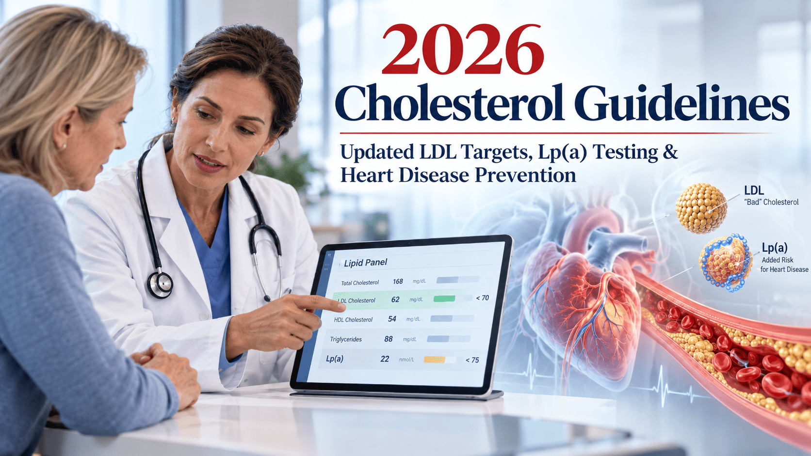 2026 Cholesterol Guidelines: LDL Goals & Lp(a) Testing
