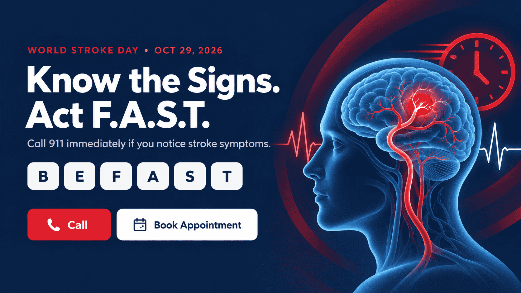 World Stroke Day 2026: Stroke Warning Signs & B.E. F.A.S.T.